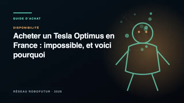 Robot humanoïde générique dans un environnement industriel, scène illustrative