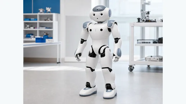 Robot humanoïde NAO6 dans une salle de formation en France